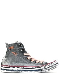 graue hohe Sneakers von Converse