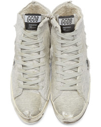 graue hohe Sneakers von Golden Goose Deluxe Brand