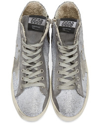 graue hohe Sneakers von Golden Goose Deluxe Brand