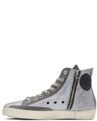 graue hohe Sneakers von Golden Goose Deluxe Brand