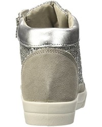 graue hohe Sneakers von GUESS