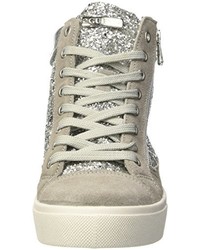 graue hohe Sneakers von GUESS