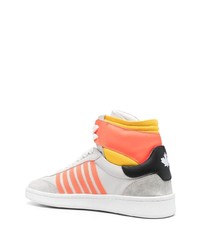 graue hohe Sneakers von DSQUARED2