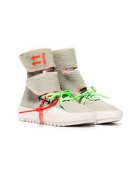 graue hohe Sneakers von Off-White