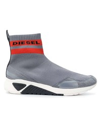 graue hohe Sneakers von Diesel