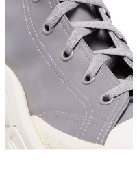 graue hohe Sneakers von Adidas By Raf Simons