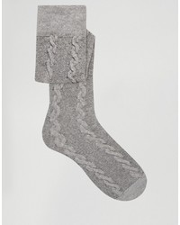graue hohen Socken von Jonathan Aston