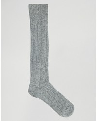 graue hohen Socken von Jonathan Aston