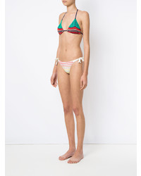 graue horizontal gestreifte Bikinihose von Cecilia Prado
