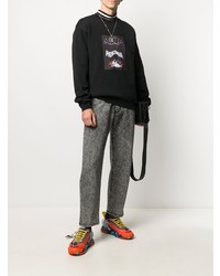 graue Jeans mit Acid-Waschung von MSGM