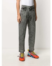 graue Jeans mit Acid-Waschung von MSGM