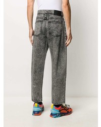 graue Jeans mit Acid-Waschung von MSGM