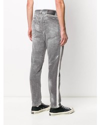 graue Jeans mit Acid-Waschung von Diesel