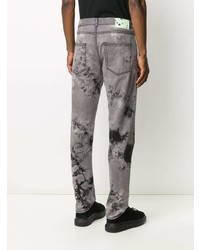 graue Mit Batikmuster Jeans von Off-White