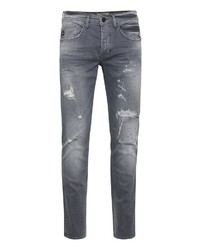 graue Jeans mit Destroyed-Effekten von BLEND