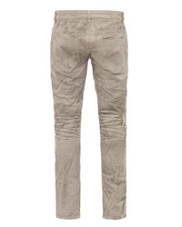 graue Jeans mit Destroyed-Effekten von BLUE MONKEY