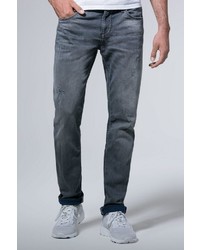 graue Jeans mit Destroyed-Effekten von Camp David