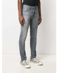 graue Jeans mit Destroyed-Effekten von Department 5