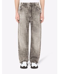 graue Jeans mit Destroyed-Effekten von Dolce & Gabbana