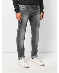 graue Jeans mit Destroyed-Effekten von Dolce & Gabbana