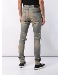 graue Jeans mit Destroyed-Effekten von Amiri