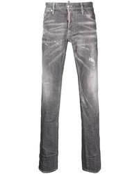 graue Jeans mit Destroyed-Effekten von DSQUARED2