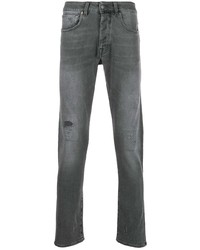 graue Jeans mit Destroyed-Effekten von Gaelle Bonheur