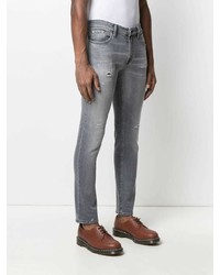 graue Jeans mit Destroyed-Effekten von Department 5