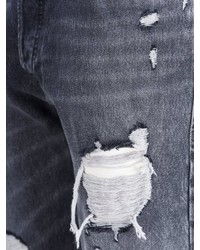 graue Jeans mit Destroyed-Effekten von Jack & Jones