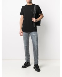 graue Jeans mit Destroyed-Effekten von Diesel