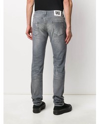 graue Jeans mit Destroyed-Effekten von Les Hommes Urban