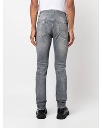 graue Jeans mit Destroyed-Effekten von 7 For All Mankind