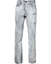 graue Jeans mit Destroyed-Effekten von PRPS