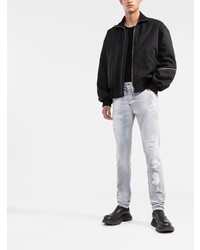 graue Jeans mit Destroyed-Effekten von DSQUARED2