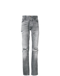 graue Jeans mit Destroyed-Effekten von Unravel Project