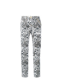 graue Jeans mit Leopardenmuster von Philipp Plein