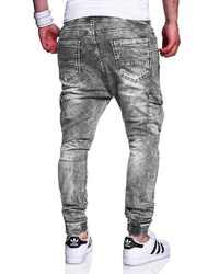 graue Jeans von behype