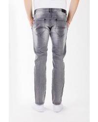 graue Jeans von BLUE MONKEY