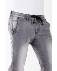 graue Jeans von BLUE MONKEY