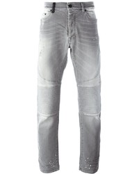 graue Jeans von Marcelo Burlon County of Milan