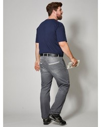 graue Jeans von MEN PLUS BY HAPPY SIZE