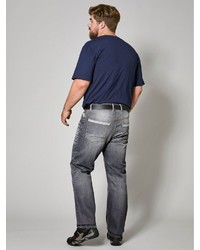 graue Jeans von MEN PLUS BY HAPPY SIZE