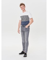 graue Jeans von ONLY & SONS