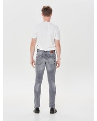 graue Jeans von ONLY & SONS