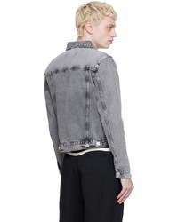 graue Jeansjacke von Han Kjobenhavn