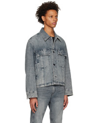 graue Jeansjacke von Solid Homme