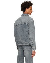 graue Jeansjacke von Solid Homme