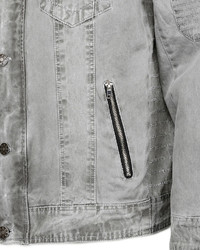 graue Jeansjacke von JCC Jacke mit Ziernähten »401450«