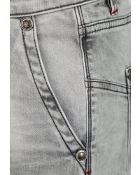 graue Jeansshorts von BLUE MONKEY