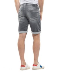 graue Jeansshorts von Le Temps des Cerises